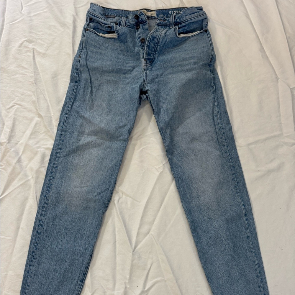 Madewell Men's Light Blue Skinny Jeans